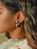 Fashionable C-shaped earrings with unique design, high-end and niche earrings for women